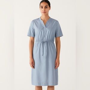 COS Light Blue Button-Down shirt Dress - size 6